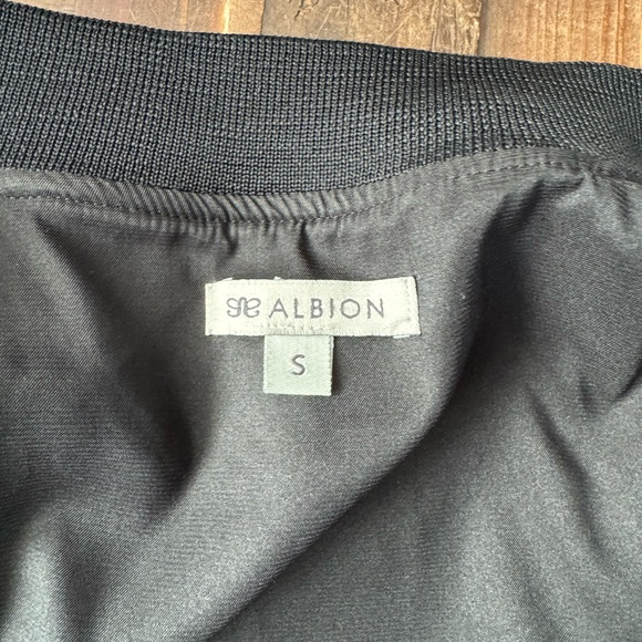 Albion Fit Rose Black Bomber jacket - Picture 3 of 12